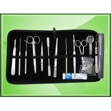 Student Dissection Kit with Replaceable Blade Scalpel - Zippered Case